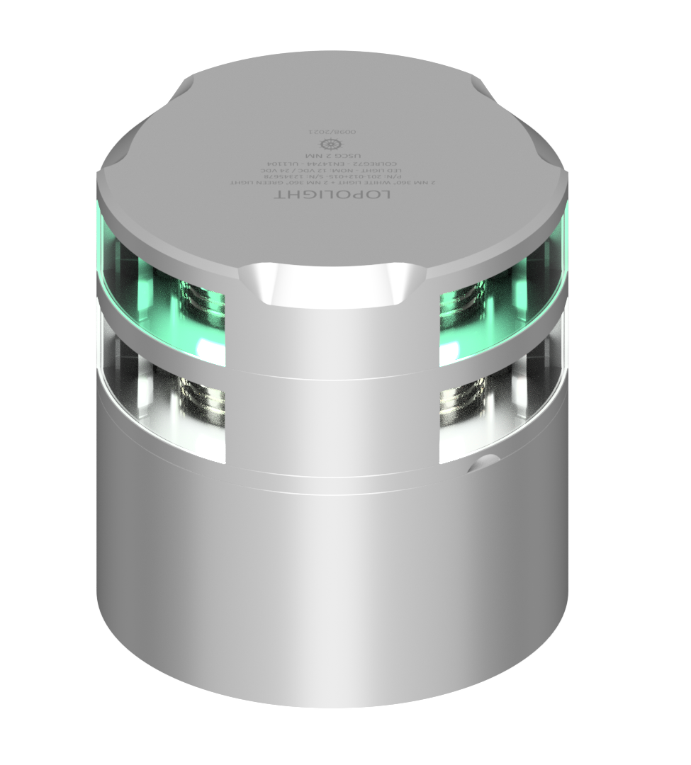 2nm 360° White+Green,silver w/Conn & Alu-base CSCD 2nm 360° White+Green,silver w/Conn & Alu-base CSCD